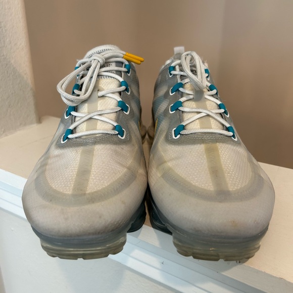 Nike Air VaporMax 2019 SE White Wolf Grey Blue Men's Size 12 CI1240-102 Sneakers - Picture 9 of 9